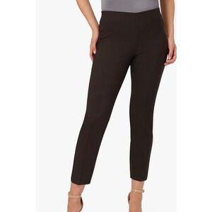 NWT Adrianna Papell Womens Plus 20W Black Bi-Stretch Pull-On Cropped Pants